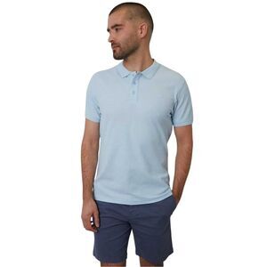 Threadbare Mens Malbork Short-Sleeved Polo Shirt / Skyway